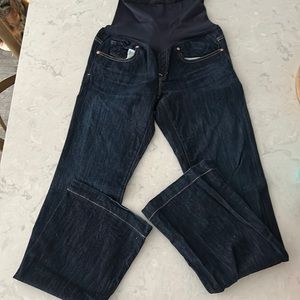 Gap full belly maternity jeans